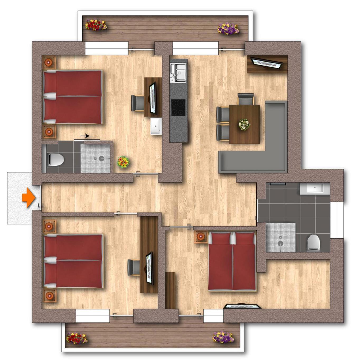 Appartements Alma Mayrhofen Esterno foto